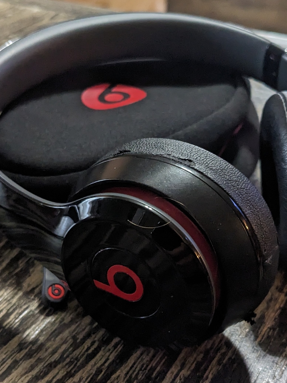 Beats by Dre On-Ear Headphones in Black and Red